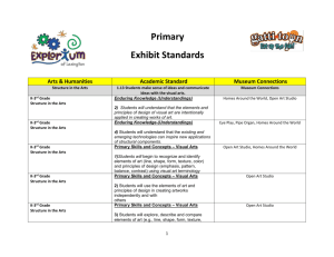 Primary Exhibit Standards 2013