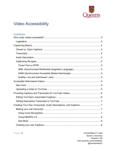 Why make videos accessible?