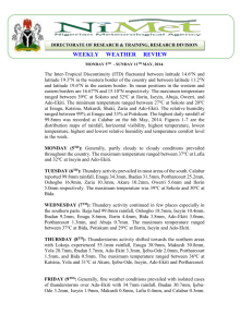 WxRev-WK19 MAY 2014 - Nigerian Meteorological Agency