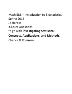 Investigating Statistical Concepts, Applications