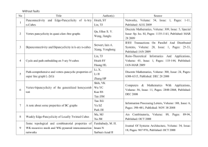 Pancycle - Interconnection Networks and High