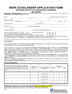 2015-2016 Scholarship Application MS Word