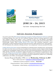 2015 APA Northeast Planning Conference