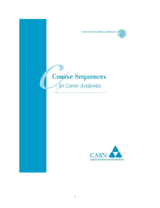 Course Sequence Examples - CASN