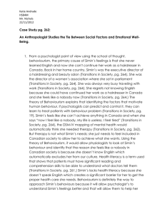 Katie Andrade HSB4M Mr. Nichols 22/11/2012 Case Study pg. 262