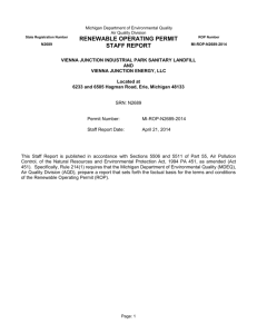N2689 Staff Report 7-8-14 - Department of Environmental Quality