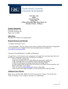 syllabus - Florida Atlantic University