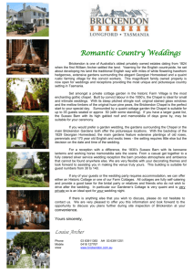 Romantic Country Weddings