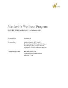 Purpose of this guide - Vanderbilt University School of Medicine