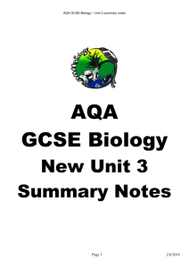 File - GCSE Biology Revision