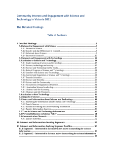 The Detailed Findings - Department of State Development, Business