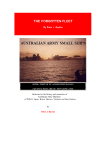 Chapter 1 - 32 Small Ship Squadron