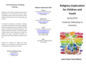 Religious Exploration for Children and Youth