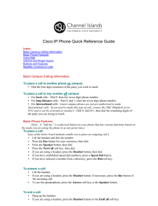 Microsoft Word - Cisco IP Phone Quick Reference Guide.doc