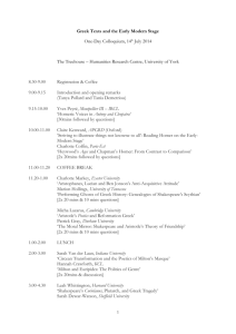 Greek Texts: Programme & Abstracts (MS Word