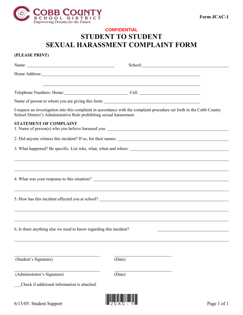 Sexual Harassment Investigation Report Template