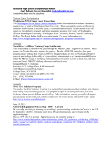 Current Scholarships - Richland School District