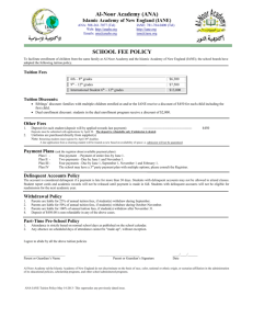 Tuition Policy Form - Al