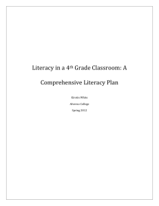 Literacy in a Fourth Grade Classroom