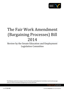 (Bargaining Processes) Bill 2014