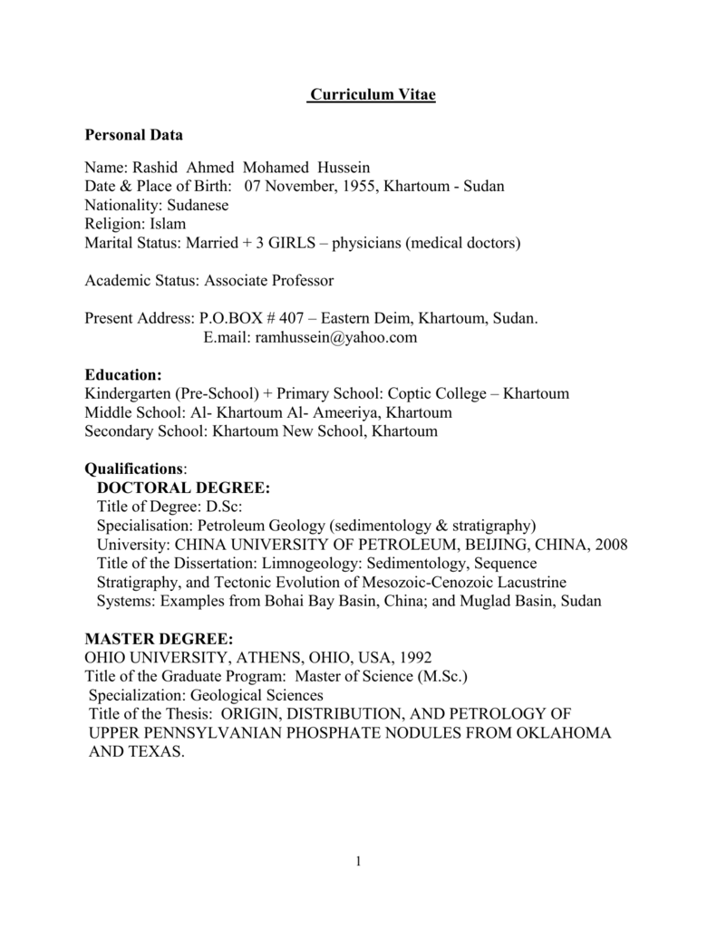 masters thesis geophysics