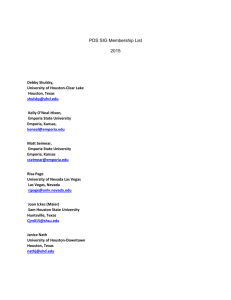 PDS Sig Membership List