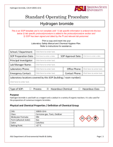 Hydrogen bromide (gas)