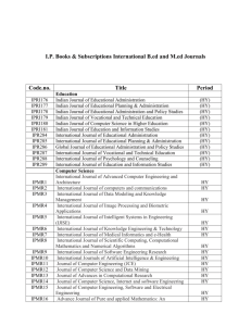 International B.Ed & M.Ed Journal