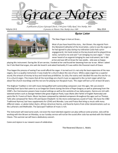 May 2014 Newsletter - Grace Episcopal Church