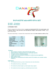 DANAGENE microSPIN DNA KIT