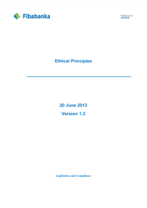 Ethic Principles