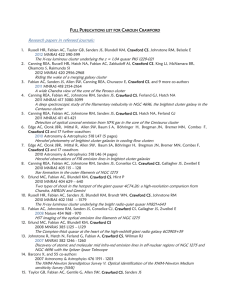 Full publications list for Carolin Crawford - Cambridge X