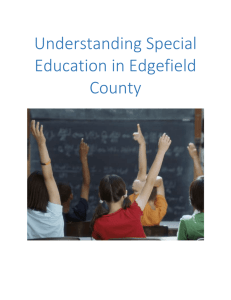 Understanding Special Education in Edgefield County