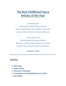 The Best Childhood Injury - Minnesota Safety Council