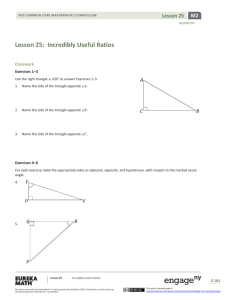 Geometry Module 2, Topic E, Lesson 25: Teacher Version