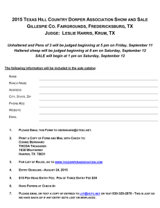 Word Document - Texas Hill Country Dorper Association