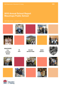 Annual School Report 2010