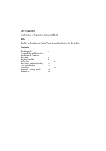 Clive Egginton COR2 Document