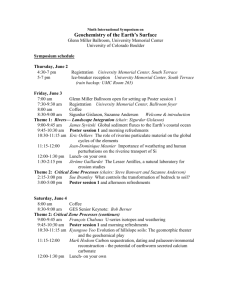 Program&Schedule - INSTAAR - University of Colorado Boulder