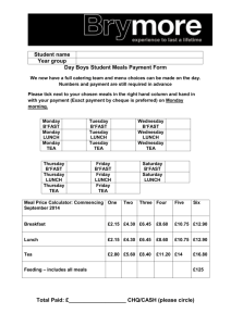 Outboarders meal sign up form