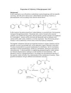 Phenylalanine substitution