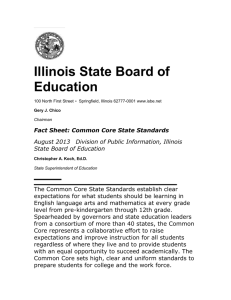 Common Core State Standards (Illinois State Board of Education)