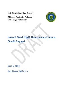 Smart Grid R&D Discussion Forum Draft Report