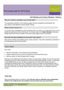 History (Medieval and Early Modern)