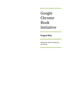 Google Chrome Book Initiative