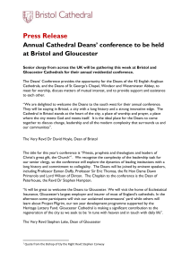 Press Release - Bristol Cathedral
