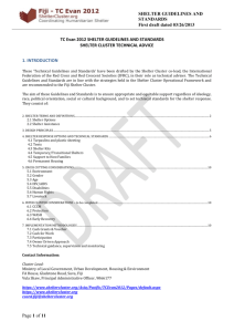 13 03 26 DRAFT Fiji TC Evan, Technical Standards