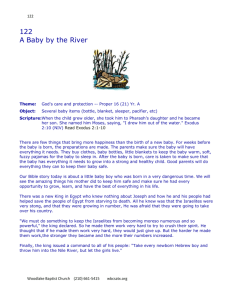 A Baby by the River - Woodlake Baptist Church