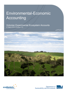 Victorian Experimental Ecosystem Accounts