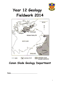 Guide Book - Geology Rocks @ Canon Slade!
